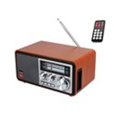 Obrázok produktu pre Prenosné rádio CMiK MK-623S strieborné RETRO