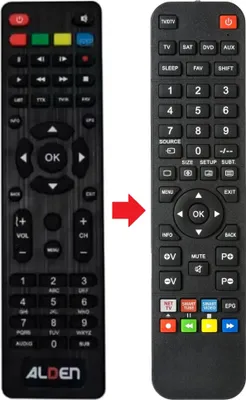 Produktbild von Fernbedienung geeignet für ALDEN SATMATICHD