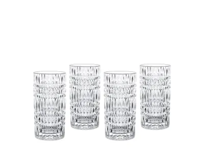 Obrázok produktu pre Nachtmann Ethno Longdrink Glas Set, Kokteilové poháre, 422 ml, Sklo, Priehľadná, 4 kusov, 69 mm