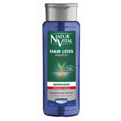 Obrázek produktu pro NaturVital Šampon proti vypadávání vlasů pro muže, 300ml
