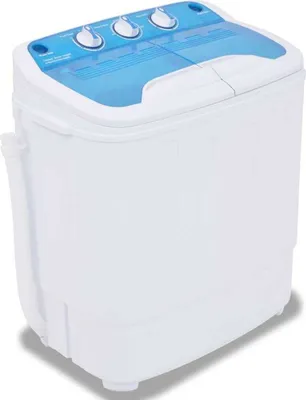 Produktbild von Mini-Waschmaschine mit Schleuder und 2 Kammern 5,6 kg