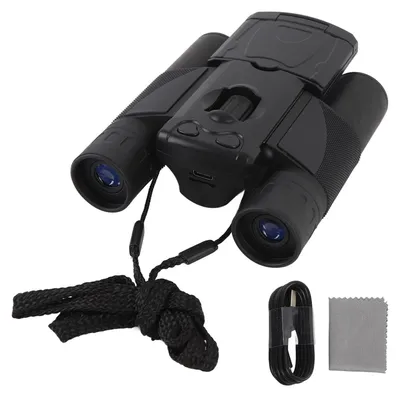 Produktbild von 10x25 Fernglas mit Kamera, 2-Zoll-Display, 48 MP, 2,5 K, Video-Fotorecorder, Speicherkarte, digital, für Vogelbeobachtung, Typ-C-Schnittstelle, 32 GB,