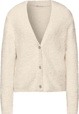 Produktbild von Street One Strickjacke 'Fancy Cardigan', A253929, soft beige, Gr. 42