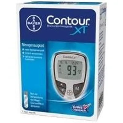 Produktbild von Bayer CONTOUR XT Blutzuckermessgerät Set mg/dl 1 Stück