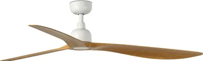 Produktbild von Outdoor Energiespar Deckenventilator mit Fernbedienung Outwood Weiß / Eiche IP44