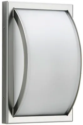 Produktbild von Albert Wandleuchte, IP44, Halbrund, Edelstahl