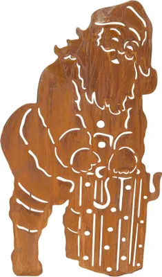 Produktbild von Gartenstecker Weihnachtsmann Silhouette ca. 35 x 80 cm