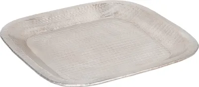 Image de Plateau design scandinave Plateau à bougies Hosna Argent 29cm