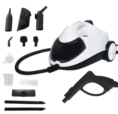 Produktbild von Dampfreiniger - Handdampfreiniger Hochdruck - 2000 W 5 bar - 106 °C Heißdampf - 2 l Wassertank - Für Auto Küche Bad Haushalt - Weiß