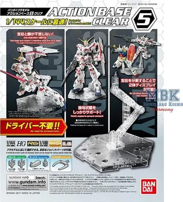 Produktbild von BANDAI BAN5058816 Action Base 5 Clear for 1:144