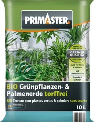 Produktbild von Primaster  Grünpflanzen- & Palmenerde torffrei 10 L