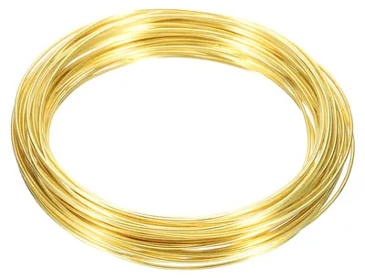 Kupferdraht 1,2 mm, 10 m, Gold – für Schmuck und Basteln