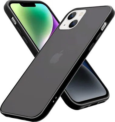 Produktbild von Cadorabo Hülle für Apple iPhone 14 PLUS Schutz Hülle in Schwarz Handyhülle Hybrid Schutzhülle Etui TPU Silikon