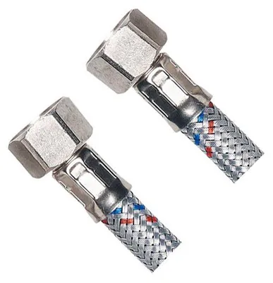 Obrázok produktu pre Flexibilná hadica, nerezová oceľ FxF 1/2 "x1/2", 100 cm