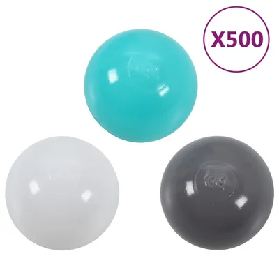 Image de vidaXL Balles pour piscine à balles 500 pcs. Multicolore