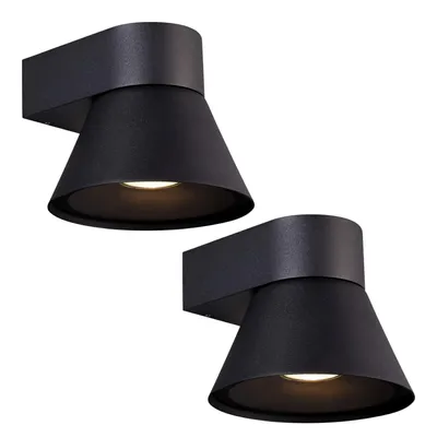 Produktbild von 2er Set | Kyklop Cone | Wandleuchte | Schwarz