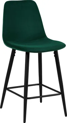 Image de Tabouret de bar Jani velours vert