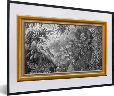 Produktbild von MuchoWow® Gerahmtes Poster Kunstwerke - Alte Meister - Rahmen - Gold 60x40 cm - Poster mit Schwarzem Bilderrahmen Wandposter Rahmen Foto Bilder - Schlafzimmer - Plakat in Rahmen - Drucken