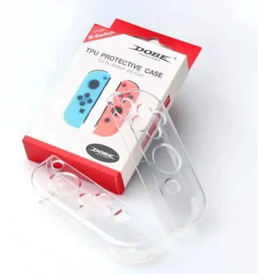 Produktbild von Schutzhülle für Nintendo Switch / OLED Joy-Con Controller Transparent Crystal Case