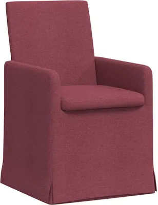 Produktbild von vidaXL Esszimmerstühle 2 pcs Weinrot 57 x 67 x 95 cm Stoff