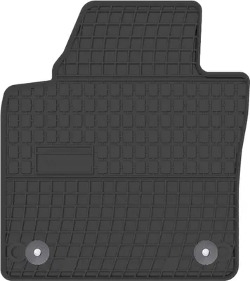 Obrázok produktu pre Gumová rohož pre vodiča pre: Volkswagen Touran I (2004-2010)  čierna gumená podložka na nohy