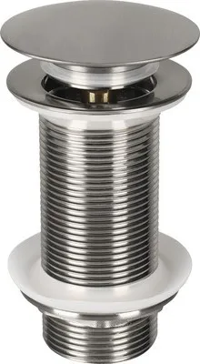 Obrázek produktu pro Umyvadlová výpusť PUSH-OPEN 1 1/4" dlouhý matný chrom