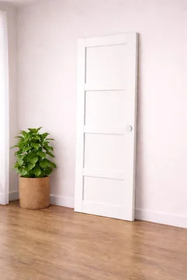 Immagine prodotto di Porta scorrevole Tamera bianca H204 x L83 cm, conchiglie bianche Gd Menuiseries
