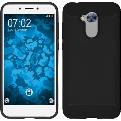 Produktbild von PhoneNatic Case kompatibel mit Huawei Honor 6a - grau Silikon Hülle Ultimate Cover