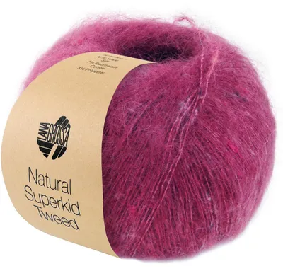 Produktbild von Lana Grossa - Natural Superkid Tweed 0628 fuchsia