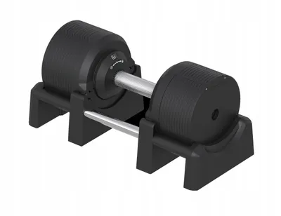 Produktbild von Verstellbare Hantel 41,5 kg SOLIDE und ELEGANTE verstellbare Hanteln SCHWARZ