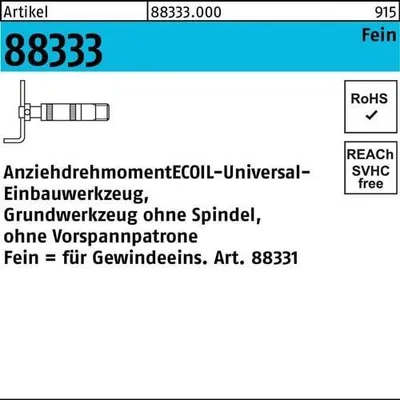 Produktbild von Einbauwerkzeug R 88333 Grundteil NR. 2 M 6 -M 8 Stahl