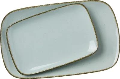 Produktbild von Servierplatten 24/33cm 2 tlg. Casa blau