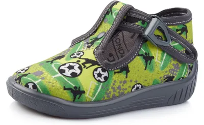 Image de Chaussons pour enfants Ladeheid LARW001 (jaune/gris, taille 18 EU)