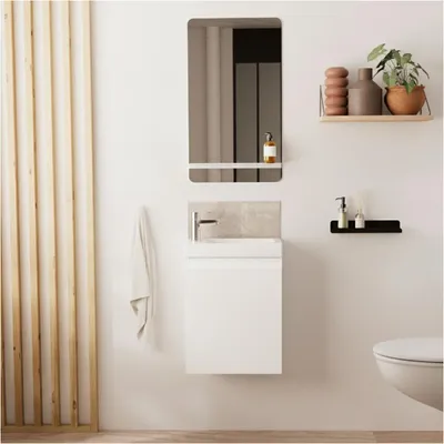 Produktbild von LISA Waschbeckenunterschrank + Spiegel + Wasserhahn