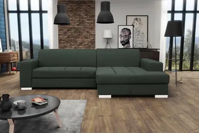 Zdjęcie produktu dla Narożnik Sofa Kanapa Kanapa do spania Tapicerka Narożnik Apartament Część dzienna Łóżko Kanapy Sofy