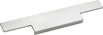 Produktbild von Furnipart Griffleiste Trim 395mm - Griff flach zum Einnuten, Aluminium natur eloxiert