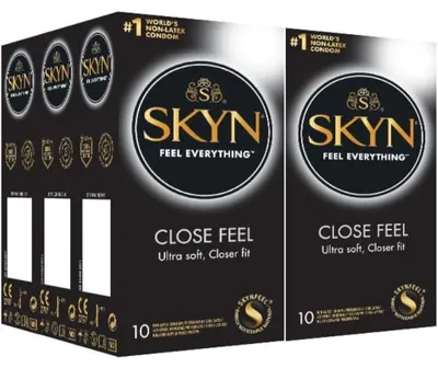 Produktbild von 40 Stück SKYN Close Feel Skynfeel Latexfreie Kondome für Männer 51mm Breite