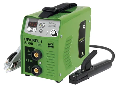 Imagen del producto de Máquina de soldadura por arco eléctrico con inversor, pantalla digital, 160 A, color verde