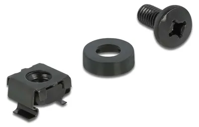 Immagine prodotto di Kit di montaggio per rack Delock - Colore nero