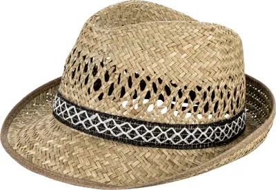 Produktbild von Bullstar Strohhut Vito Herren beige Größe 58 mit Kontrastband und eingeflochtenen Luftlöchern