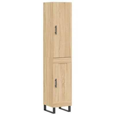 Produktbild von Highboard Sonoma-Eiche 34,5x34x180 cm Holzwerkstoff