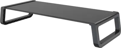 Produktbild von SVITA ANSAN Monitorständer Monitorerhöhung Schreibtisch Computertisch Glas Schwarz