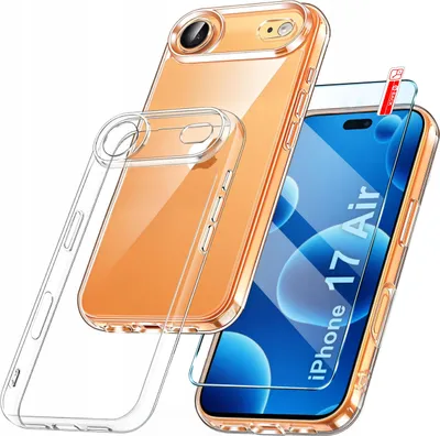 Produktbild von iPhone 17 Air Case VERSTÄRKTE CLEAR CASE 2 MM + Glas 9H