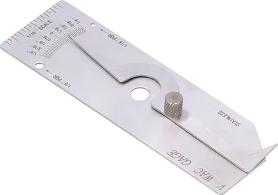 Produktbild von Schweißlehre,Schweißmessgerät,Schweißmessgerät,Zoll-Prüflehre,Einzelschweißlehre,Hinterschnittmessgerät