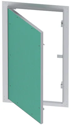 Produktbild von Wiltec Revisionsklappe 30 x 60 cm Revisionstür mit Aluminiumrahmen, Revisionsöffnung mit 12,5 mm Gipskartoneinlage, Revi Klappe für Trockenbau