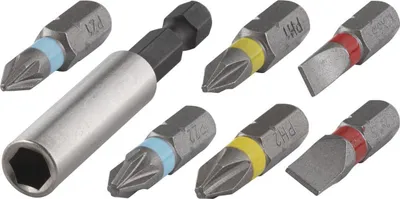 Zdjęcie produktu dla Zestaw końcówek Wolfcraft 2445000 Wkrętak PZ Phillips