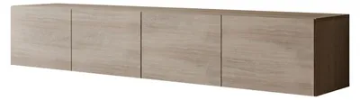 Obrázek produktu pro Závěsná televizní podstavec COLGANTE, travertin, 200 cm, 2 x 100 cm, s otevíráním stisknutím