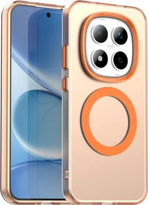 Immagine prodotto di Custodia Magsafe per Xiaomi Redmi Note 15 Pro 5G, design in TPU, arancione