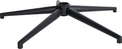 Produktbild von CLP Eckiges Fußkreuz aus schwarzem Metall schwarz Größe 65 cm