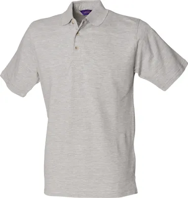 Produktbild von Henbury Herren Polo-Shirt, unifarben RW617 (3XLarge) (Hellgrau)